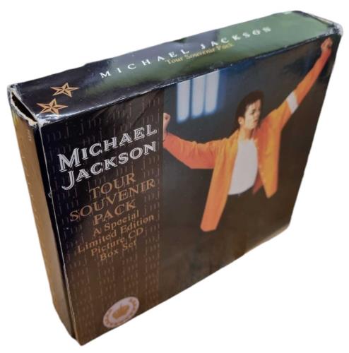 Michael Jackson Tour Souvenir Box UK CD Single Box Set (7770)